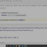 Python Program Print Number With Commas As Thousands Separator In Python