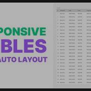 Create A Responsive Table With Auto Layout In Figma