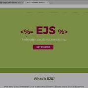 192 Creating Your First EJS Templates