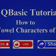 QBasic Program To Print Vowel Letters Of Input String Print Vowel Characters In QBasic In Hindi