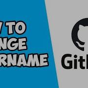 How To Change Username On Github