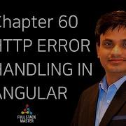 Chapter 60 Handling Global HTTP Errors In Angular App