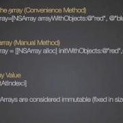 AppBuilderTV Com Objective C Arrays