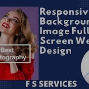 Responsive Background Image Full Screen Web Design By HTML And CSS Bootstrap Tutorial 2021