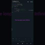 C Program To Print Numbers From 0 To Infinity Using For Loop Coding Cpp Code Shorts Program