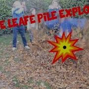 HUGE LEAFE PILE EXPLOSION