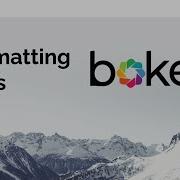 Bokeh Formatting Axes
