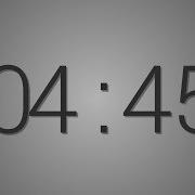 4 Minutes 45 Seconds Countdown Timer Beep At The End Simple Timer Four Min Forty Five Sec