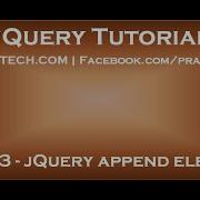 JQuery Append Elements