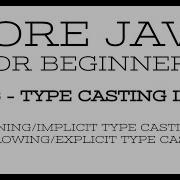 Part 6 Core Java Primitive Data Type S Type Casting