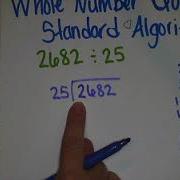 Multi Digit Number Division Using Standard Algorithm