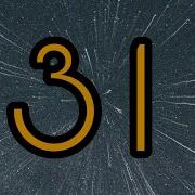 31 Second Timer Bright Big Yellow Numbers And Relaxing Background Music