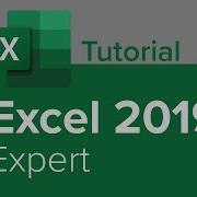 Excel 2019 Expert Tutorial