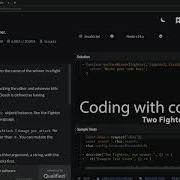 Codewars 7 Kyu Two Fighters One Winner Javascript