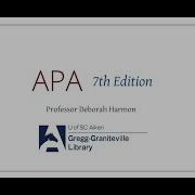 APA 7th Edition Basics In Text Citations The Reference List And Paper Formatting