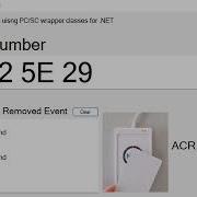 ACR122U Smart Card Reader Demo Using PCSC Sharp C