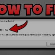 Ошибка Roblox с кодом 403 Не удалось пройти аутентификацию ПК и ноутбук