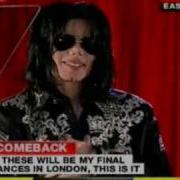 Michael Jackson Press Conference At The O2 Arena In London