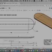 Learn Onshape Project 20 Skateboard Deck