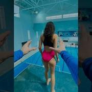 Scary Prank With The Girl In Swimming Pool Shorts