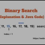 Binary Search Program In Java