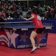Ariel Hsing Vs Lily Zhang Push Push Push Forehand Loop Slow Motion Point Women S Final