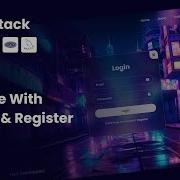 Create Full Stack Website With Login Register Form Using HTML CSS Javascript PHP MySQL Database