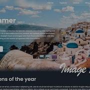 Responsive Website Landing Page With Full Screen Draggable Image Slider Html Css Javascript