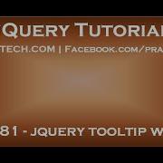 Jquery Tooltip Widget