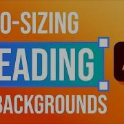 Auto Sizing Background Boxes For Point Type