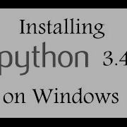 Python Programming 2 Installing Python 3 4 2 On Windows