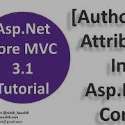 98 Authorize Attribute In Asp Net Core How To Secure An Action Method Asp Net Core Tutorial