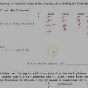 Tracing While Loops Worksheet 5