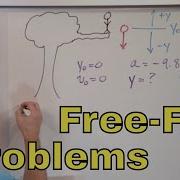 12 Free Fall Motion Physics Problems Gravitational Acceleration Part 1