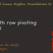 05 3 3 LU Factorization With Pivoting PA L U