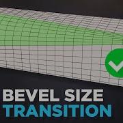 Bevel Size Transition In Blender Modeling Tip