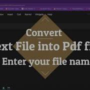 Convert Textfile Into Pdffile In Python It Will Ask Your Filename FPDF ISP Solutions Official