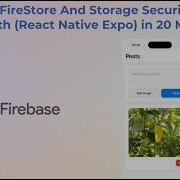 Firebase Firestore Storage Security Rules With Auth React Native Expo In 20 Minutes