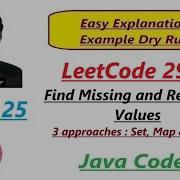 Find Missing And Repeated Values LeetCode 2965 3 Approaches Java Code Developer Coder