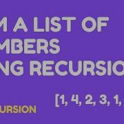 Summation Of A List Of Numbers Using Recursion In Python