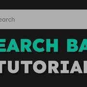 Creating A Stylish Search Bar For Your Website HTML CSS Tutorial