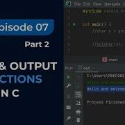 7 Input And Output In C Part 2 C Programming For Beginners