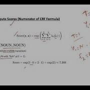 Lecture 84 Conditional Random Fields CRF Example