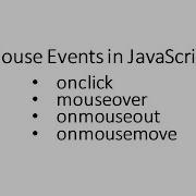 Lecture 18 Mouse Events In JavaScript