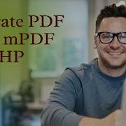 Generate PDF Using MPDF And PHP Create PDF File From HTML Using PHP Generate PDF PHP Source Code