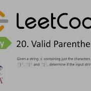 LeetCode Problem 20 Valid Parentheses Java Solution