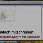 Visual Basic 2010 Tutorial 2 Transparente Form