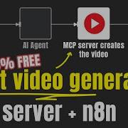 Автоматизированная генерация безликого видео N8n MCP с субтитрами фоновой музыкой локально