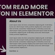 Creating A Custom Read More Button In Elementor
