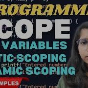 Scope In C Programming Static Scoping Dynamic Scoping Free Variables With Examples C Language